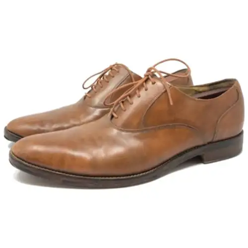 COLE HAAN Leather Dress Shoes Men's Umber