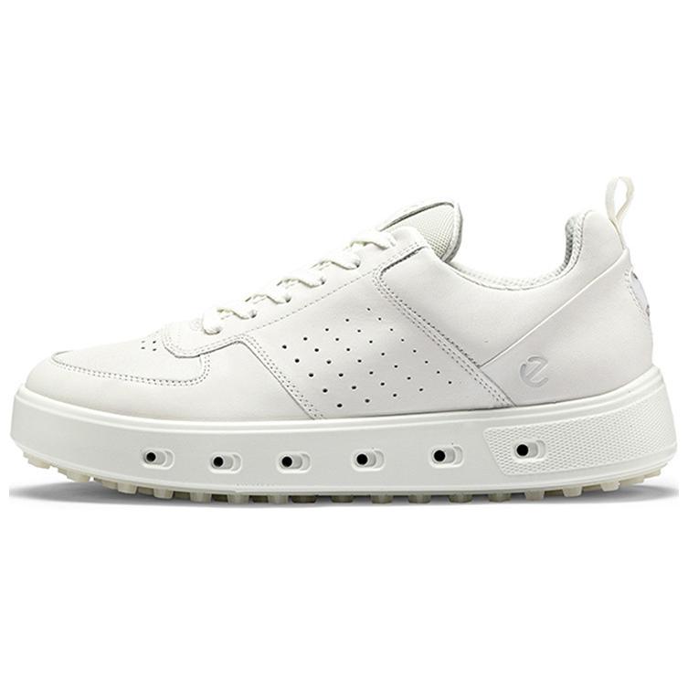 Ecco Street 720 Series Cow Leather Lightweight Low top Skateboard Shoes Men's White