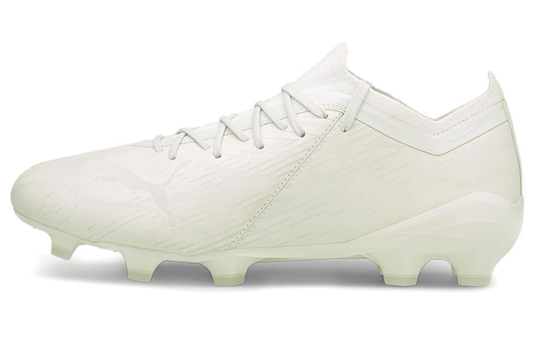 Мужские кроссовки PUMA Ultra 1.2 Lazertouch FG (бежево-белые)