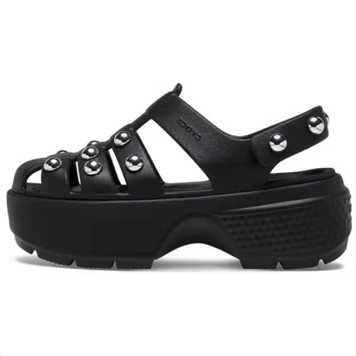 Crocs EVA Roman Sandals 5.5cm Women's Black