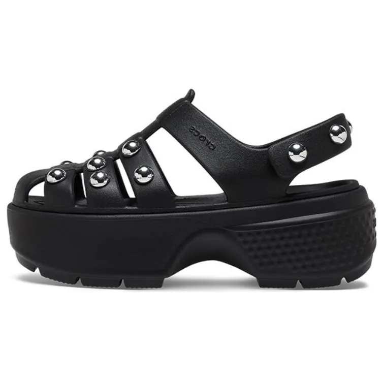Crocs EVA Roman Sandals 5.5cm Women's Black