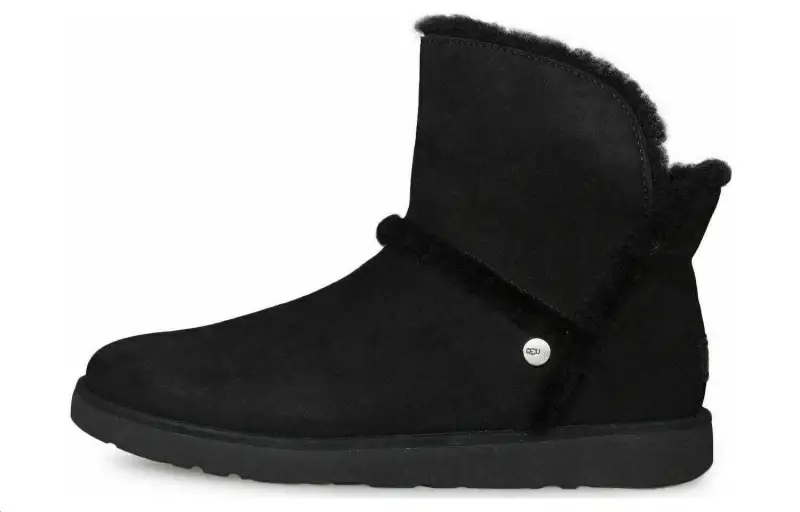 UGG Suede Short Snow Boots Women's Black
