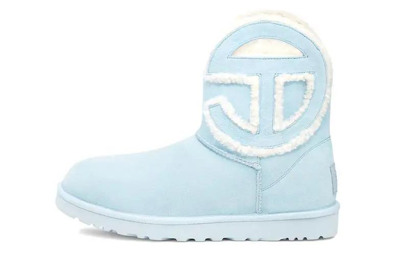UGG Thermal Waterproof Slip Resistant Thermal Waterproof Slip Resistant Short Snow Boots Unisex Blue