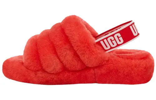 UGG Fluff Yeah Slide Red Currant Women's