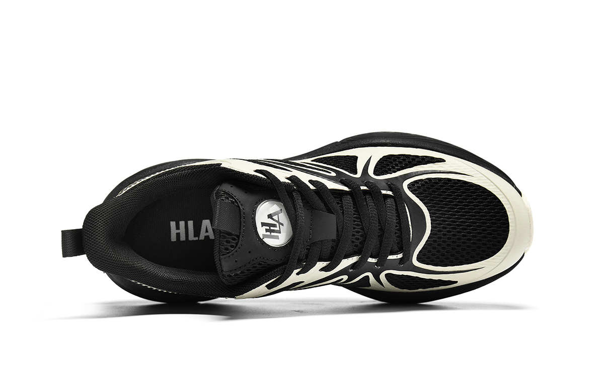 HLA Fashion Trend Fabric Breathable Mid top Casual Running Shoes Men’s