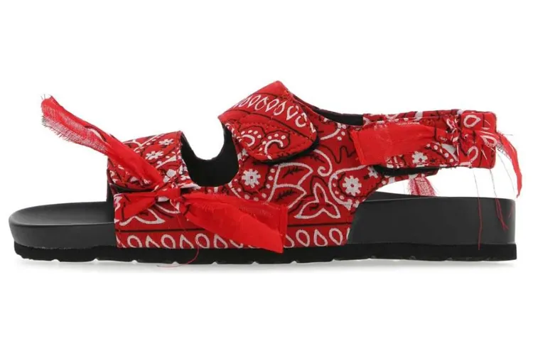 Arizona Love Bandana-print Flat Sandals