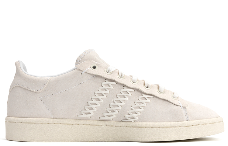 FOOT INDUSTRY x Adidas Originals Campus Craft Limited Collection Casual Low top Stylish Skateboarding Shoes Unisex Ecru