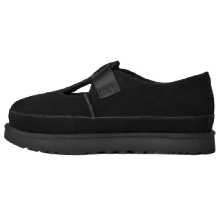 UGG Golden Family Platform Mary Jane Shoes Women's Black