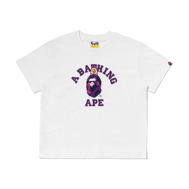 Женская футболка A BATHING APE (фиолетовый)