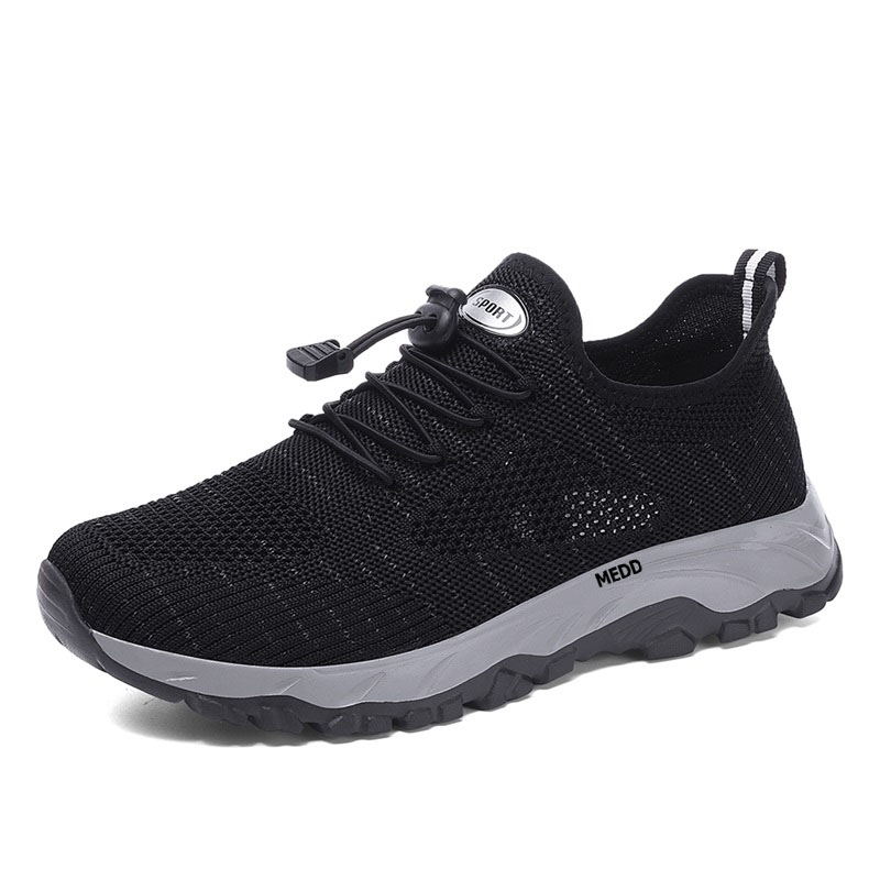 Medd Walking Shoes Men’s Low Top Black