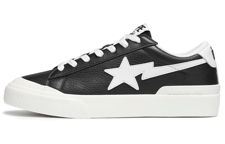Мужские кеды A BATHING APE MAD STA Good Sunday (черно-белые)