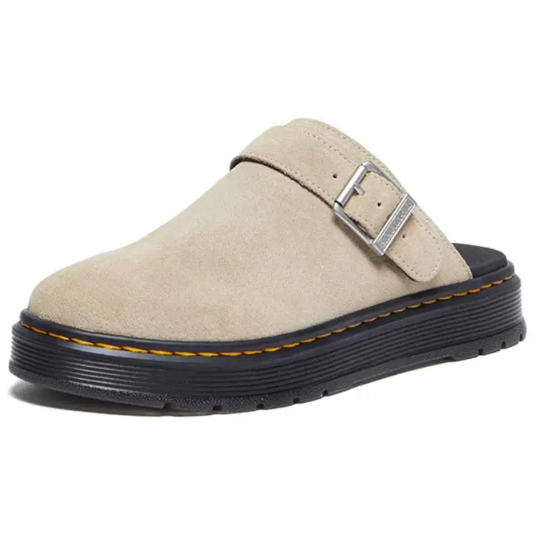 Dr.Martens Casual Cow Split Leather Low top Casual Shoes Unisex Light Brown