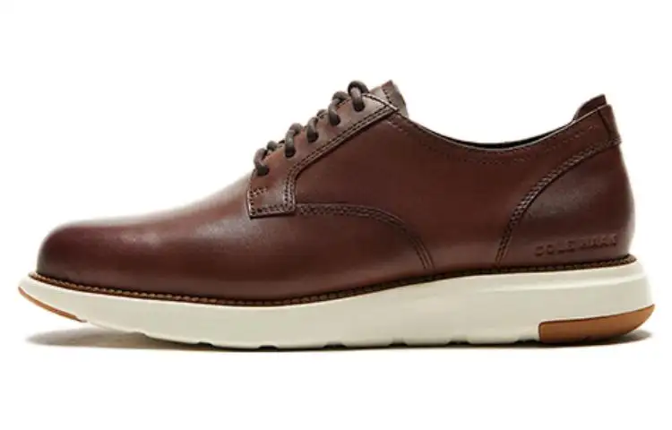 COLE HAAN Cow Leather Casual Shoes Men's Dark Brown