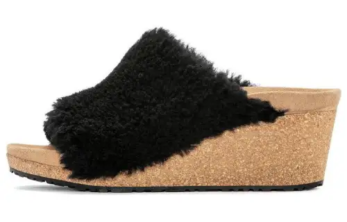 Birkenstock Slide Slippers Women's Black Narrow