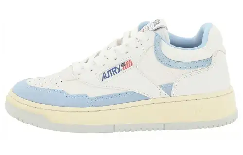 AUTRY Open Mid Leather Sneakers