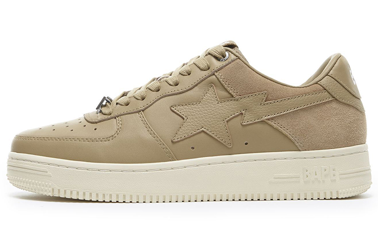 Мужские кеды A BATHING APE BAPE STA (бежевые)