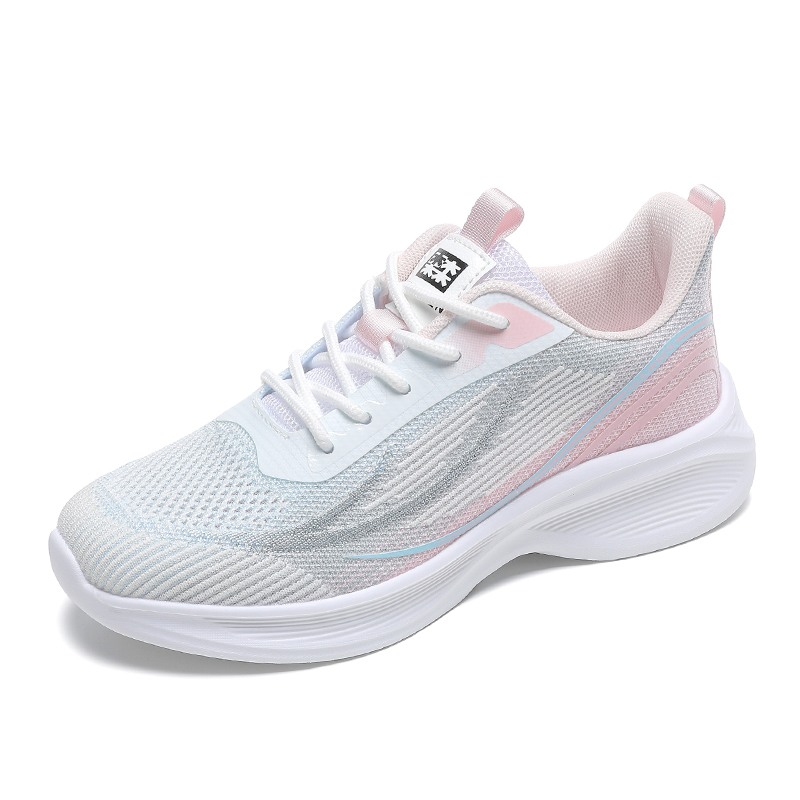 Mulinsen Running Shoes Women’s Low Top Pink Blue/Black
