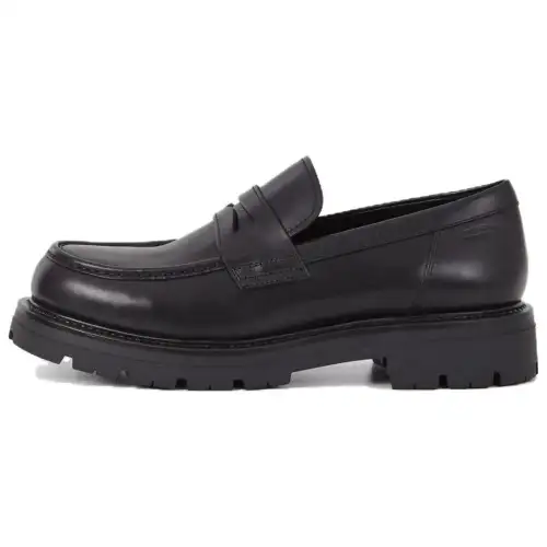 VAGABOND SHOEMAKERS Leather Fashion Loafers 4cm Men's Black