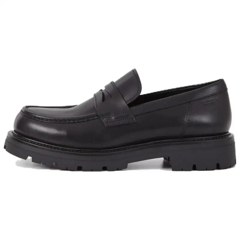 VAGABOND SHOEMAKERS Leather Fashion Loafers 4cm Men's Black