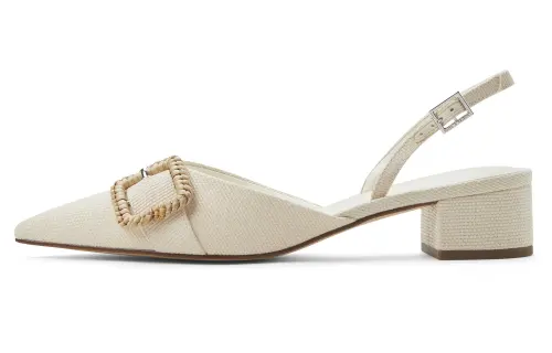 CHARLES&KEITH Small Ck Pu One Strap Sandals 3.7cm Women's