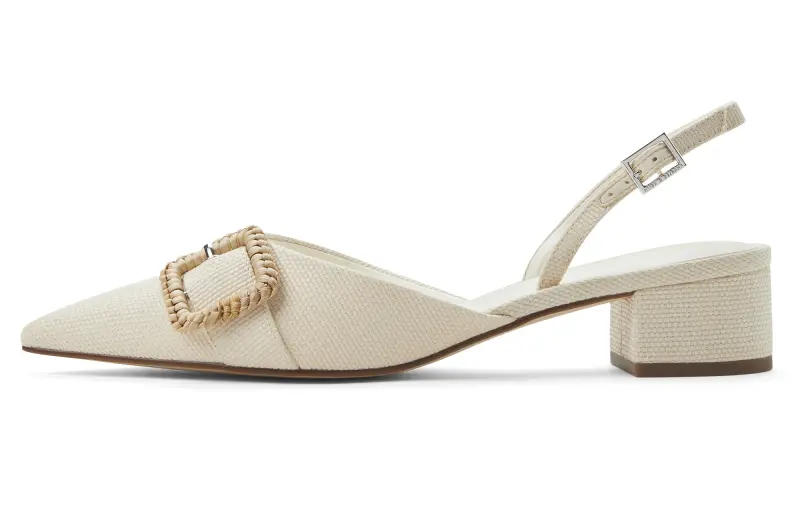 CHARLES&KEITH Small Ck Pu One Strap Sandals 3.7cm Women's