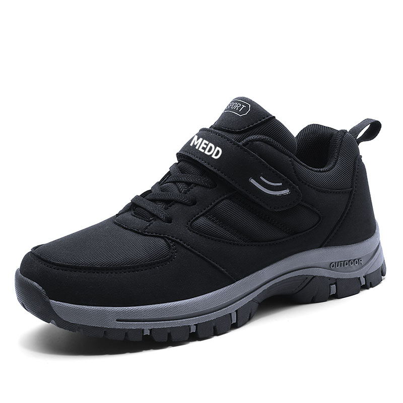 Medd Walking Shoes Unisex Low Top Black
