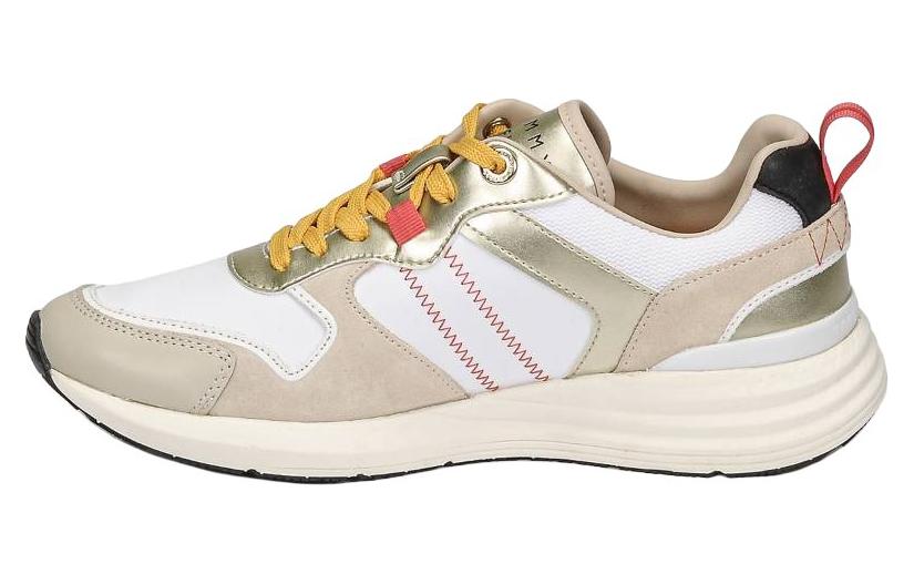 Tommy Hilfiger Leather Low top Casual Shoes Women's Gold