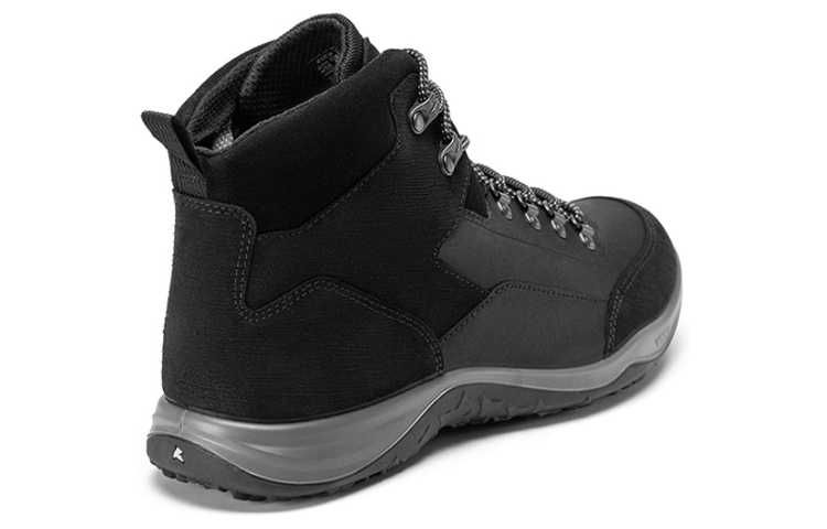 Ecco Cow Leather High top Outdoor Casual Shoes Men’s Black