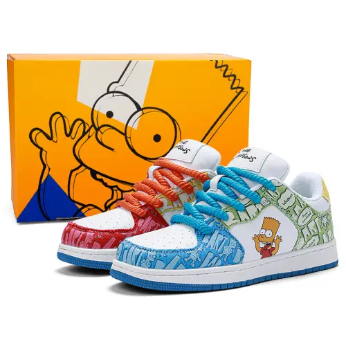 The Simpsons Low top Skateboard Shoes Unisex