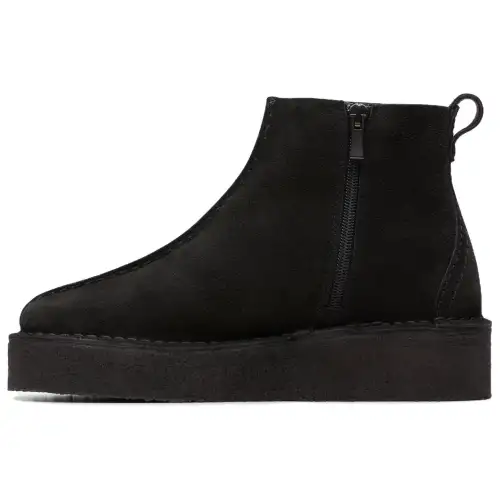 Clarks Suede Ankle Boots Women's Black