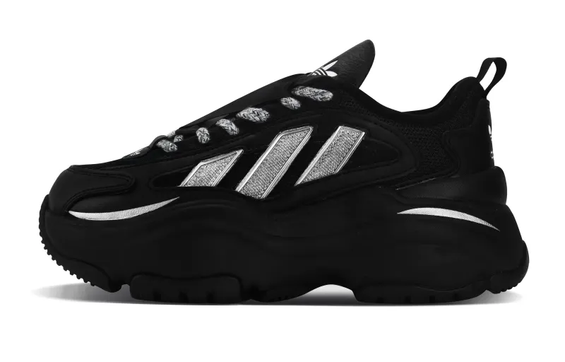 Adidas Originals OZGAIA Slip Resistant Abrasion Resistant Low top Casual Shoes Women's Silver