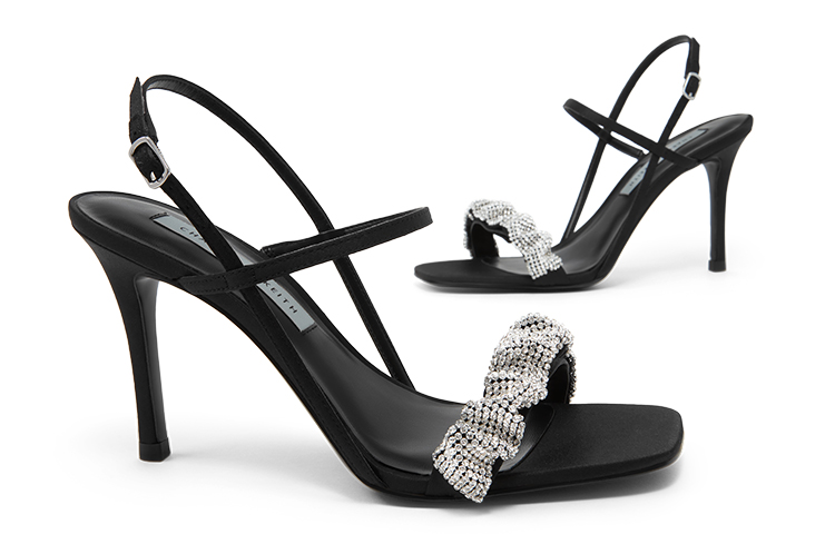 CHARLES&KEITH Pu Stylish Sandal Women's Black