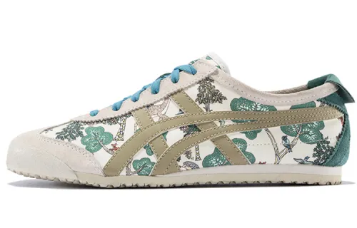 Onitsuka Tiger MEXICO 66 Casual Shoes Women's Low Top Oat Print