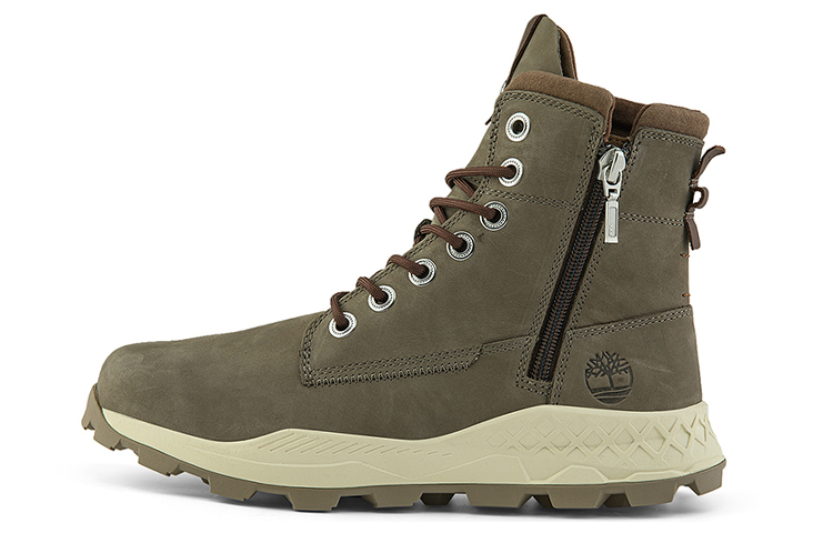 Timberland Brooklyn Side Zip Wide Fit Boots 'Dark Brown'