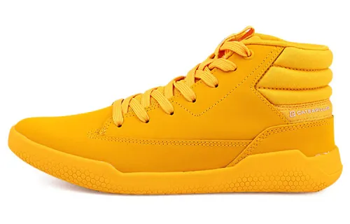 CAT HEX HI Collection Coverage Abrasion Resistant, Breathable High top Flat Shoes Unisex Yellow