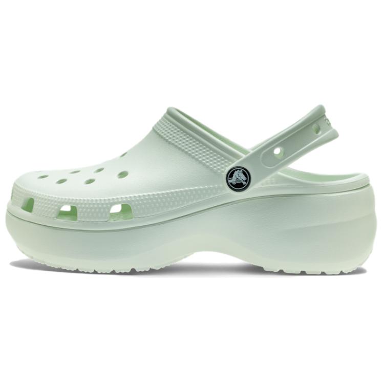 Женские сабо Crocs Crocs Classic Platform Clog (зеленые)