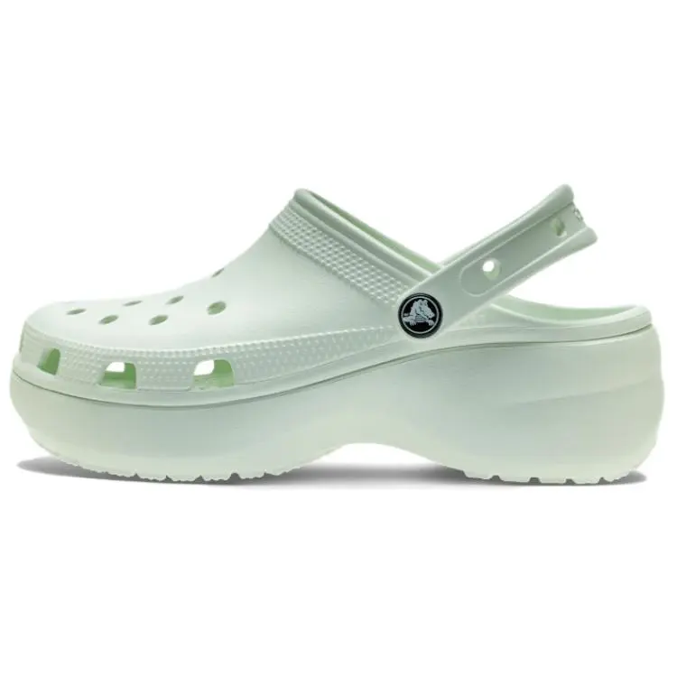 Crocs Classic Platform Clog Clogs Women's Light Green