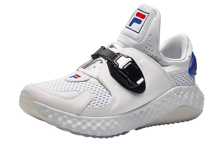 Кроссовки Fila Fusion (бело-черно-синие) — фото 2