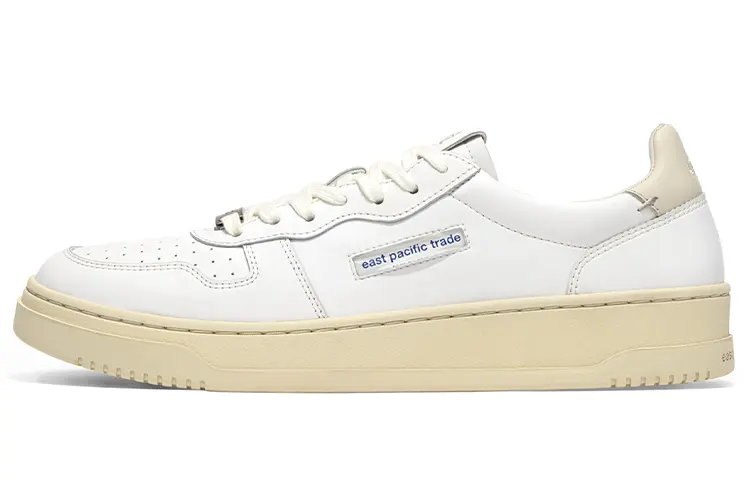 East Pacific Trade Leather Versatile Slip Resistant Cushioning Low top Skateboard Shoes Unisex Beige