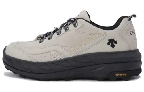 DESCENTE Lace Up Low top Casual Shoes Unisex Ecru