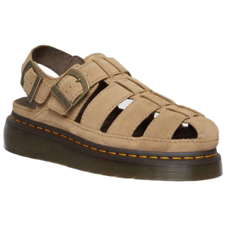 Dr.Martens Fabric Roman Sandals Women's Light Brown