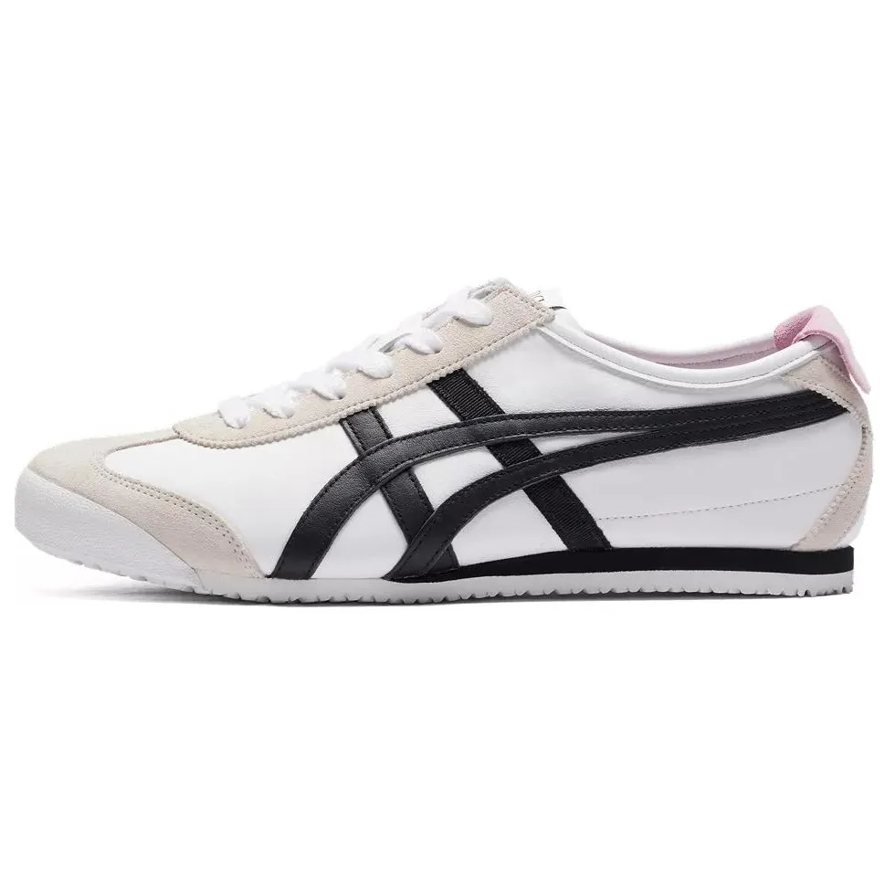 Patou x Onitsuka Tiger MEXICO 66 Slip Resistant Abrasion Resistant Low top Casual Shoes Unisex White