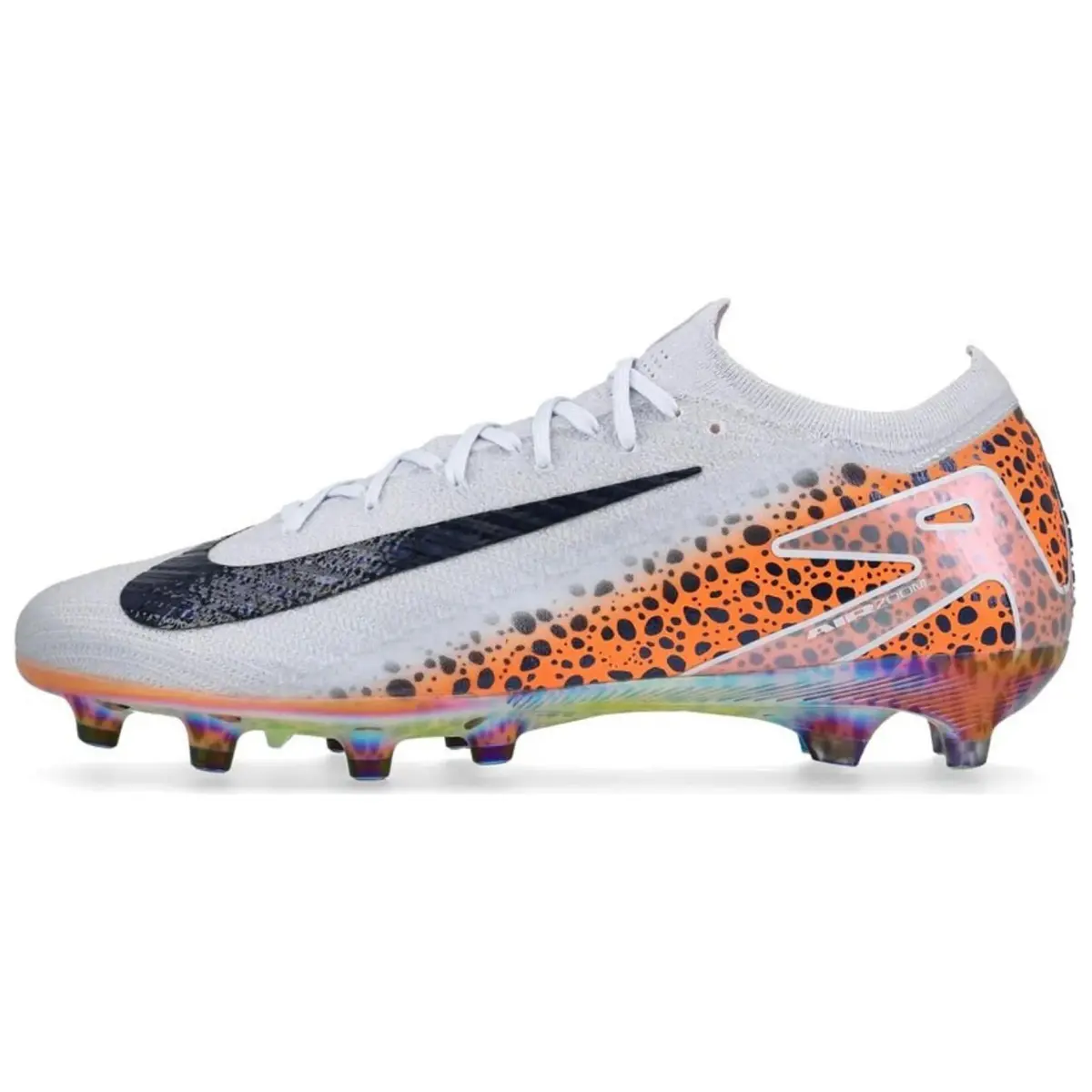 Nike Mercurial Vapor 16 AG Artificial Ground Slip Resistant Abrasion Resistant Soccer Shoes Unisex Gray Black