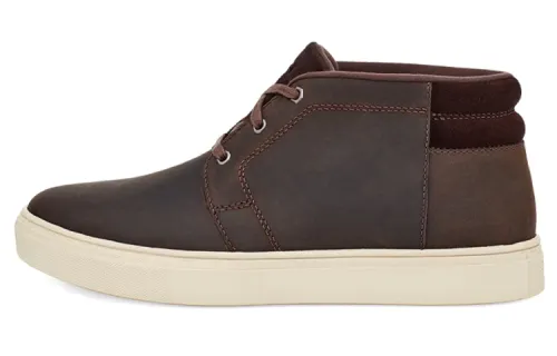 UGG Skateboard Shoes Men's Mid Top Gray Brown/White