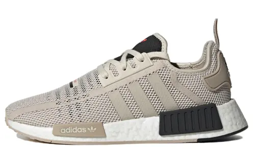 Adidas Originals NMD_R1 Slip Resistant Abrasion Resistant Low top Sports Casual Shoes Unisex Beige Black