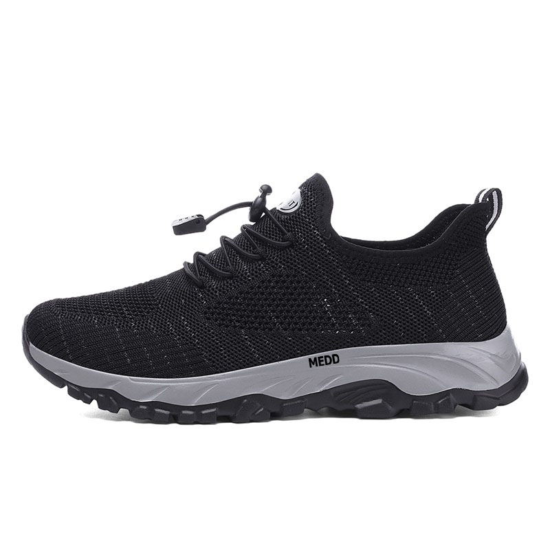 Medd Walking Shoes Men’s Low Top Black