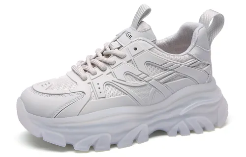 PACO GIL Pu Stylish Skateboarding Shoes Women's White