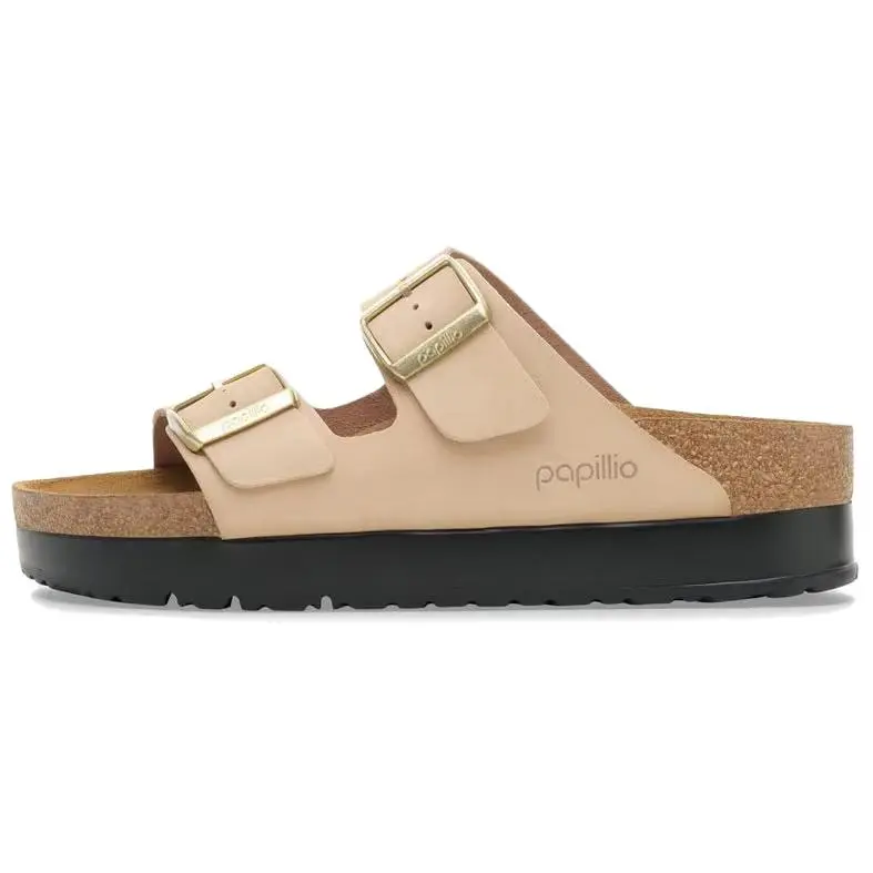 Birkenstock Platform Buckle Flat Sandals