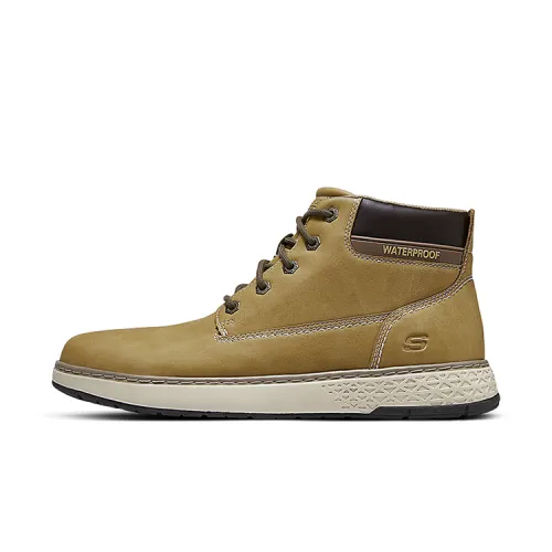 Skechers Fashion Trend Casual Shoes Men's Wheat Yellow
