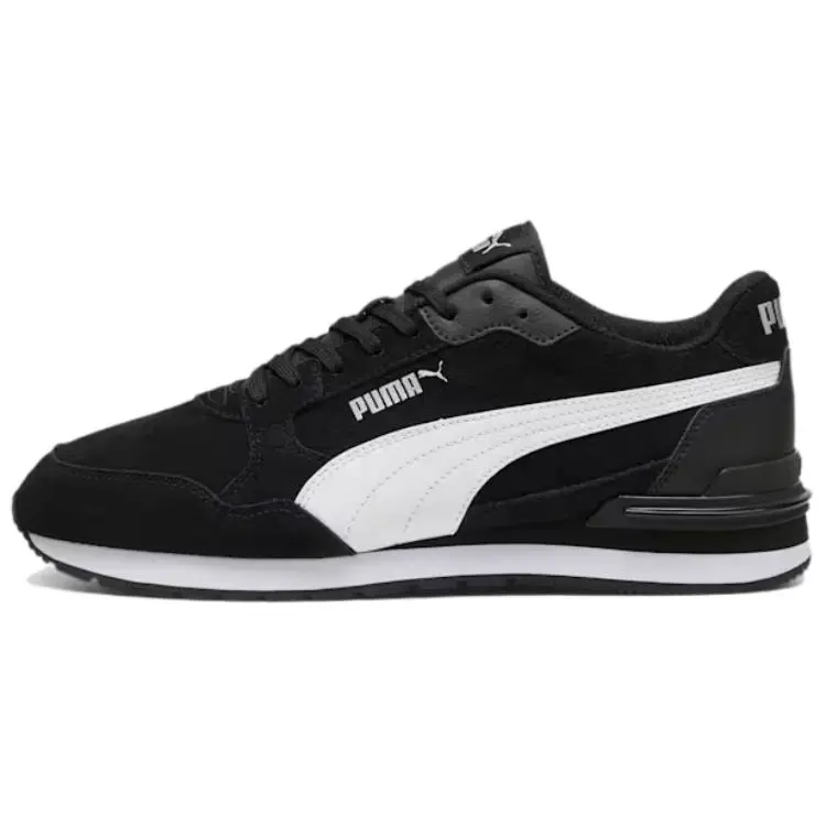 PUMA St Runner Abrasion Resistant Low top Casual Shoes Unisex Black White